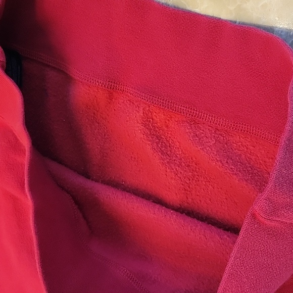 Tommy Hilfiger Red Zip-up Turtleneck Sweatshirt,  S/P - Picture 8 of 13